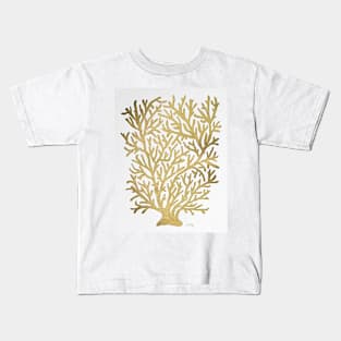Gold Coral Kids T-Shirt